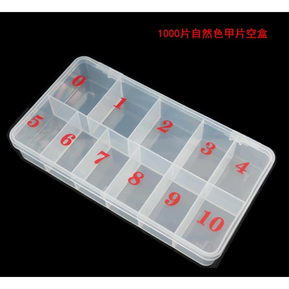 Hộp đựng móng giả size lớn 11 ô đựng 1000 móng