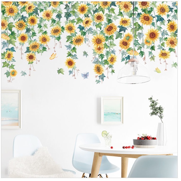 Tranh decal dán tường trang trí phòng khách