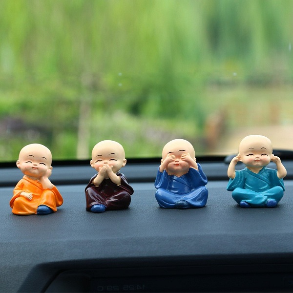 Bộ tượng chú tiểu 4 điều không