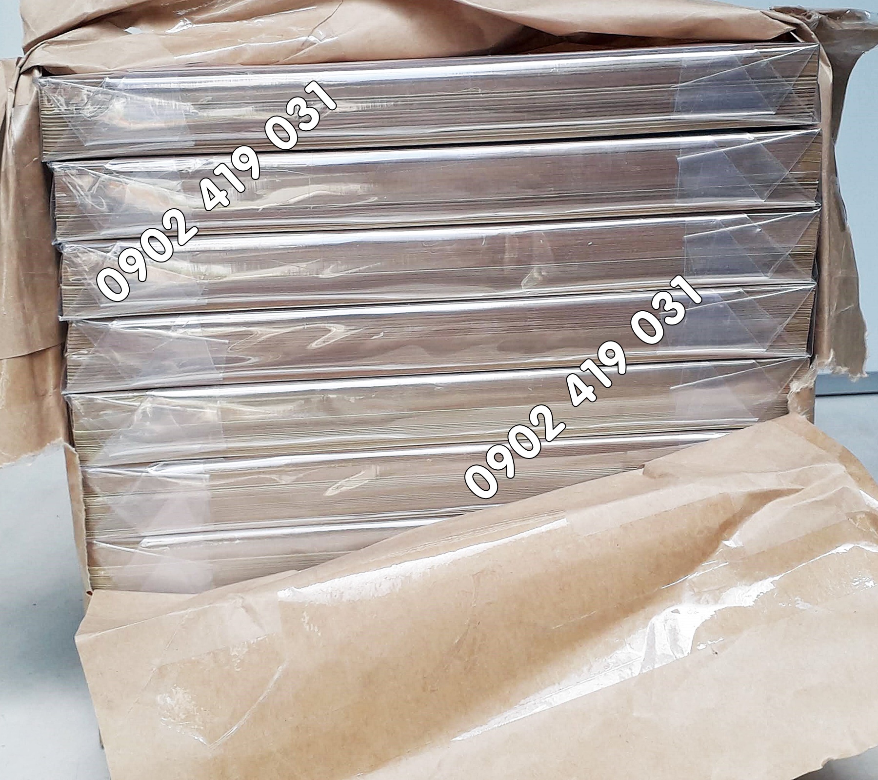 Giấy in Decal Da Bò A4 Xấp 100 Tờ [ Giấy Kraft ]