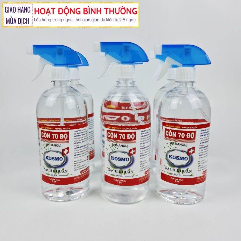 Dung Dịch Sát Khuẩn 70° Xịt Sát Khuẩn An Toàn 1 lít.