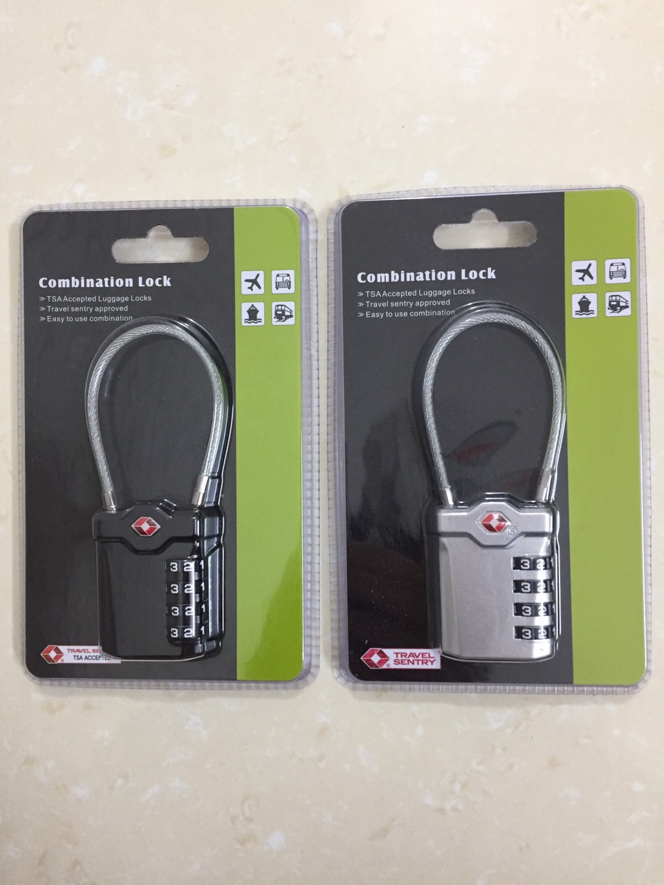 Khóa số dây chống trộm cao cấp TSA007