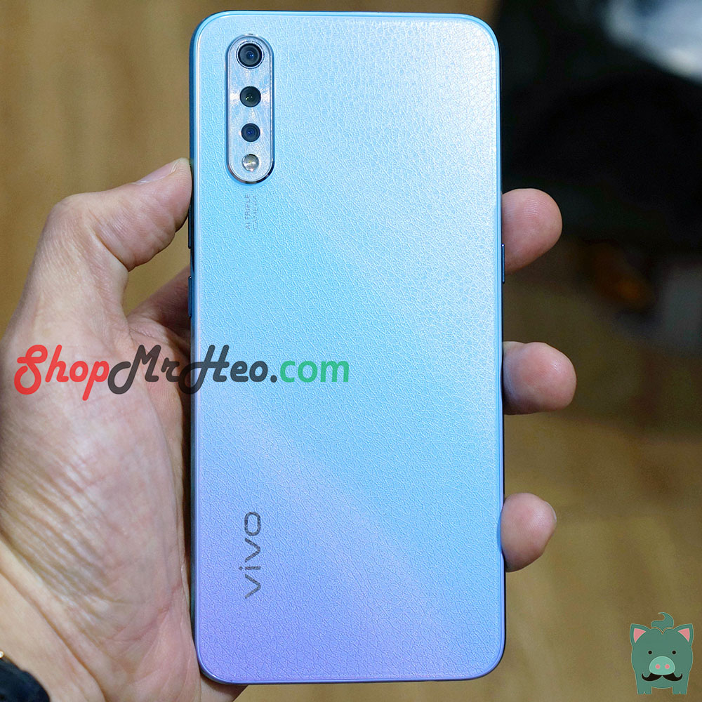 [HCM]Skin Dán Mặt Sau Lưng Vân 3D Giả Da Vivo S1 - S1 Pro