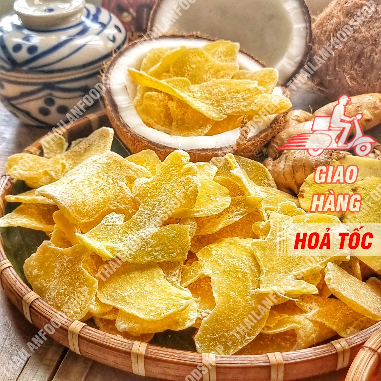 Mứt Gừng Huế - Lon 350gr