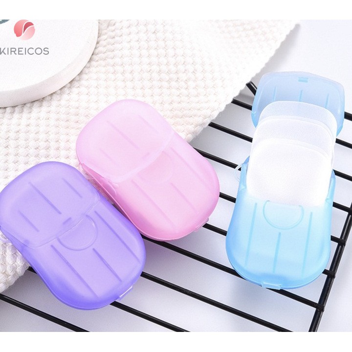 Xà phòng rửa tay dạng miếng 20 miếng – màu ngẫu nhiên