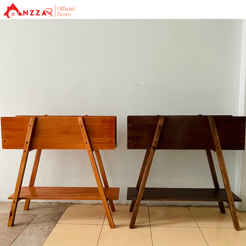 Chậu gỗ trồng cây trang trí-02