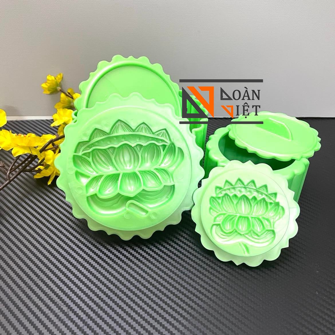 Combo press mould, shaping flung-rice crisp-rose flower molds, lotus sharp 3D-multi size