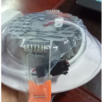 Đèn Led Âm Trần 7W 3 Chế Độ, Đèn Mắt Trâu 7W Phi 90mm Đế Tản/Mũ/Đúc