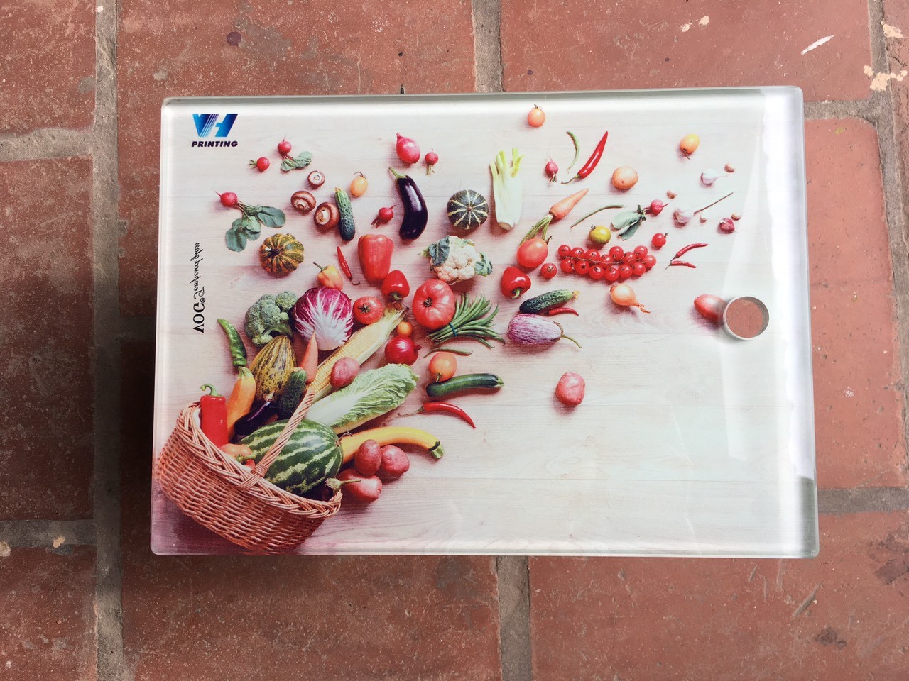 Thớt kính cường lực 3D Vũ Hân (250x350x12mm)- VH2123