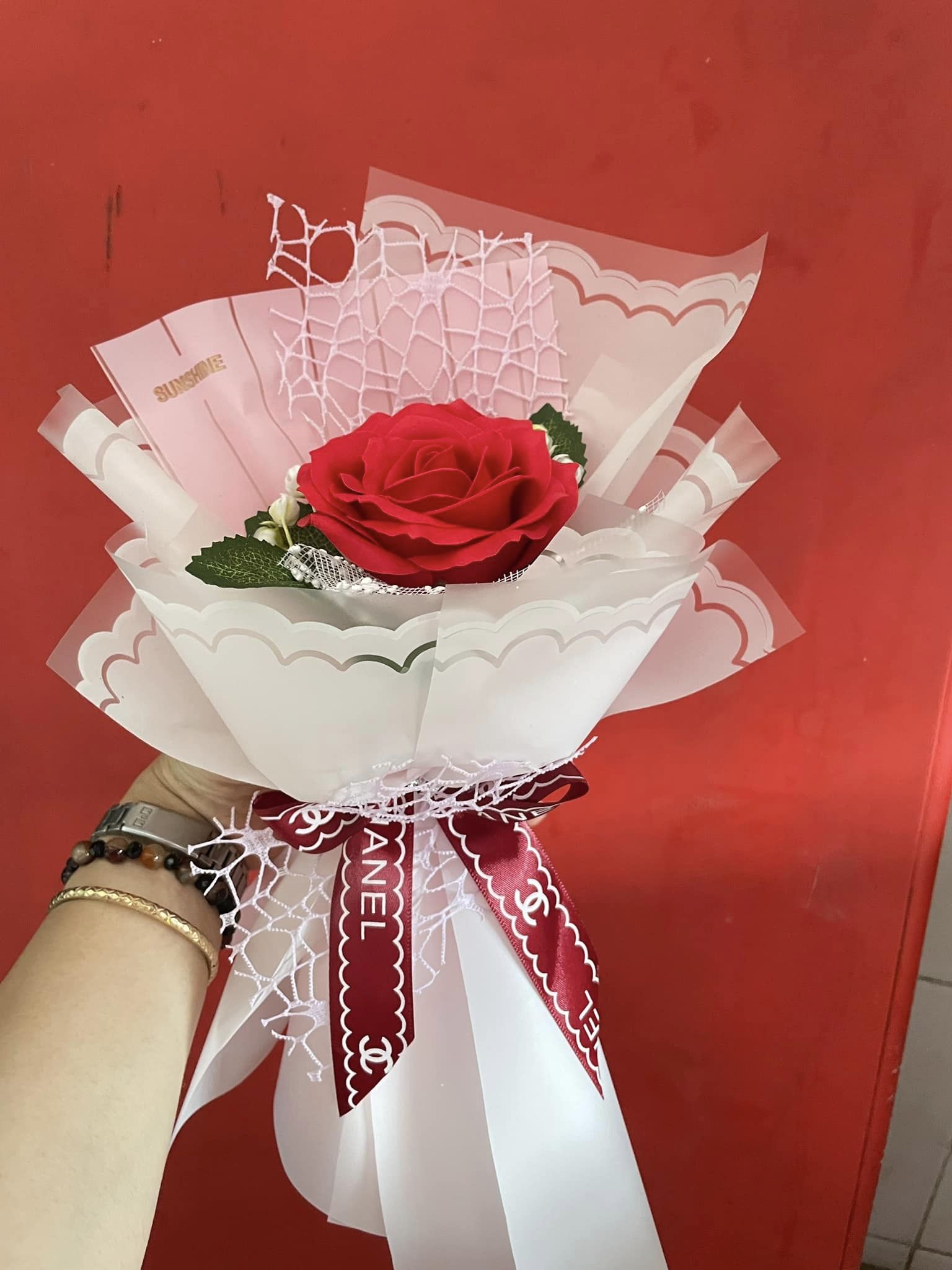 Bó hoa sáp 1 bông giá siêu rẻ