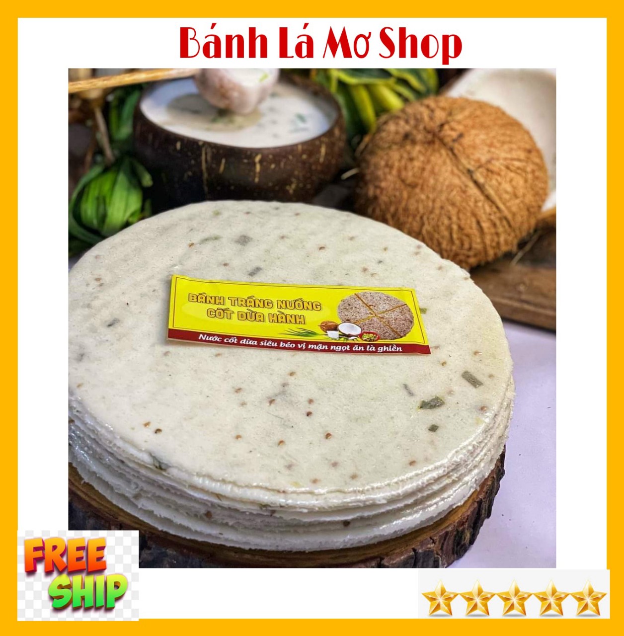 (FREESHIP) Bánh phồng Sơn Đốc Bến Tre ( phồng nếp mặn, phồng chuối, phồng mì) túi 10 Bánh