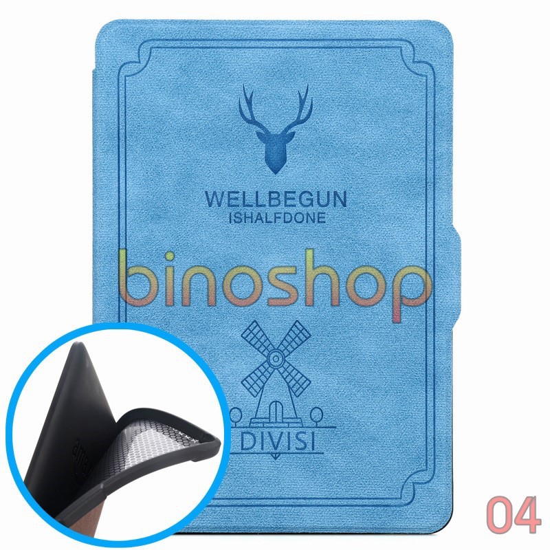 Bao da Kindle Paperwhite WELLBE (lưng silicon) - Case, Cover Kindle