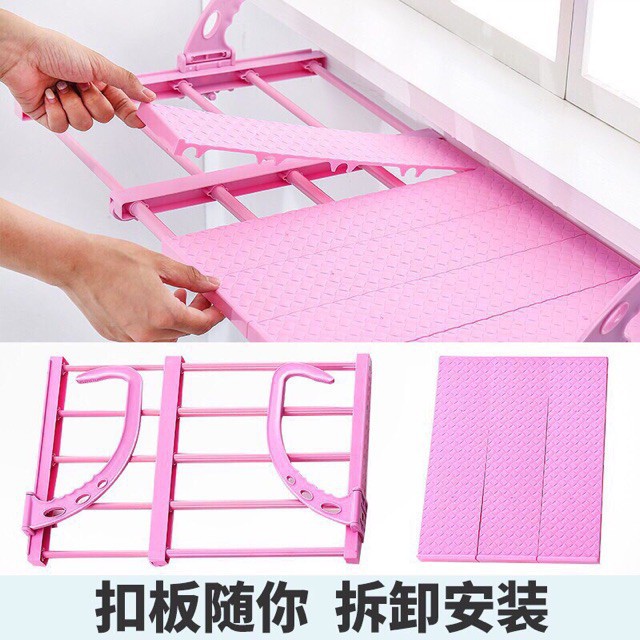 Giá phơi đồ đa năng treo ban công, cửa sổ