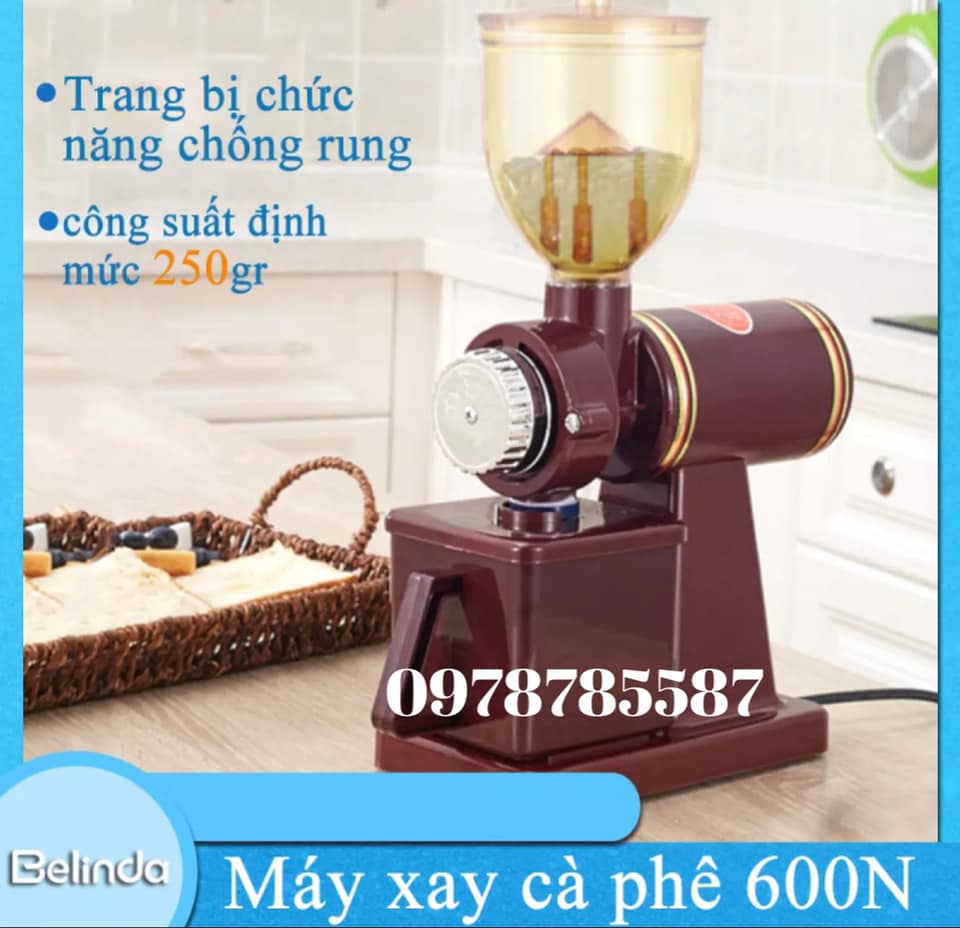 [HCM]Máy xay cafe mini 600N ( Đỏ)