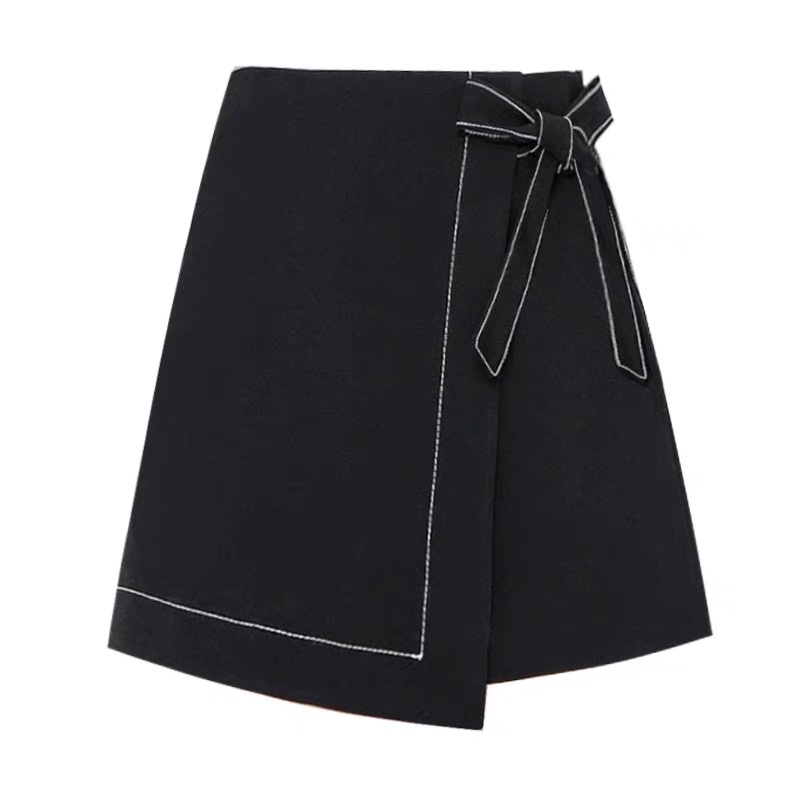 MERSHE • Chân Váy Chữ A Chỉ Nổi Buộc Nơ [MSV333]