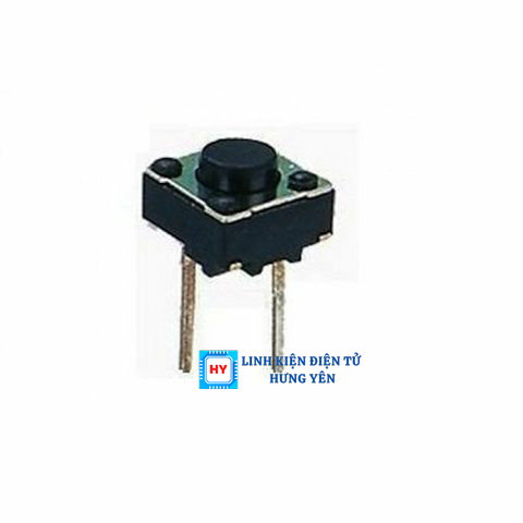Nút Nhấn 6X6X5MM 2 Chân Cắm Chất Lượng Cao