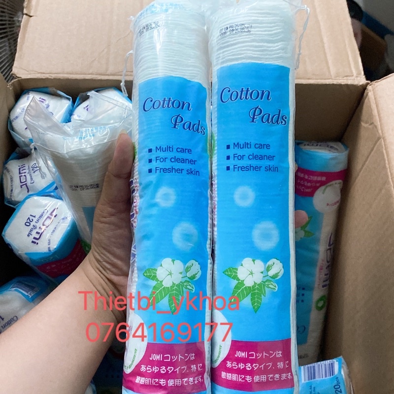 Bông tẩy trang Jomi Nhật Bản 120 miếng - ( 120 Miếng & 80 miếng )