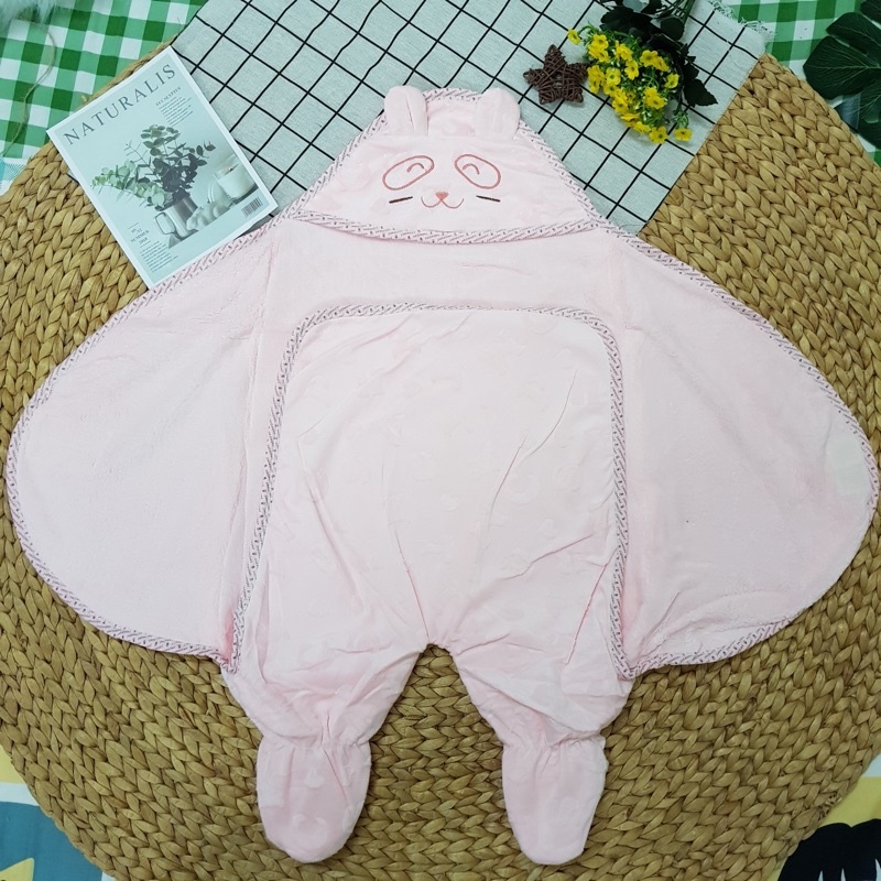 [HCM][Chọn Mẫu] Choàng ủ có chân khăn choàng quấn cho bé sơ sinh