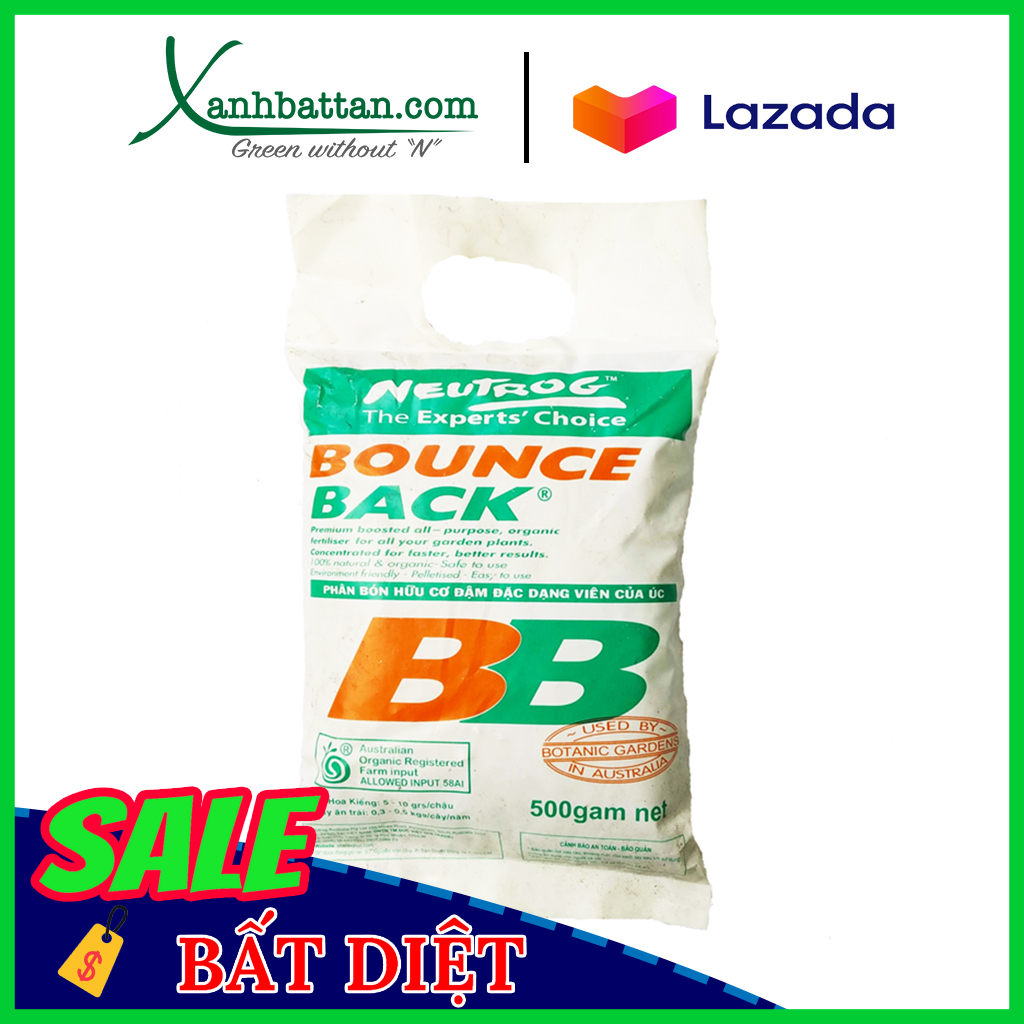 Phân Hữu Cơ Bounce Back Nhập Khẩu Từ Úc Gói 500 Gram