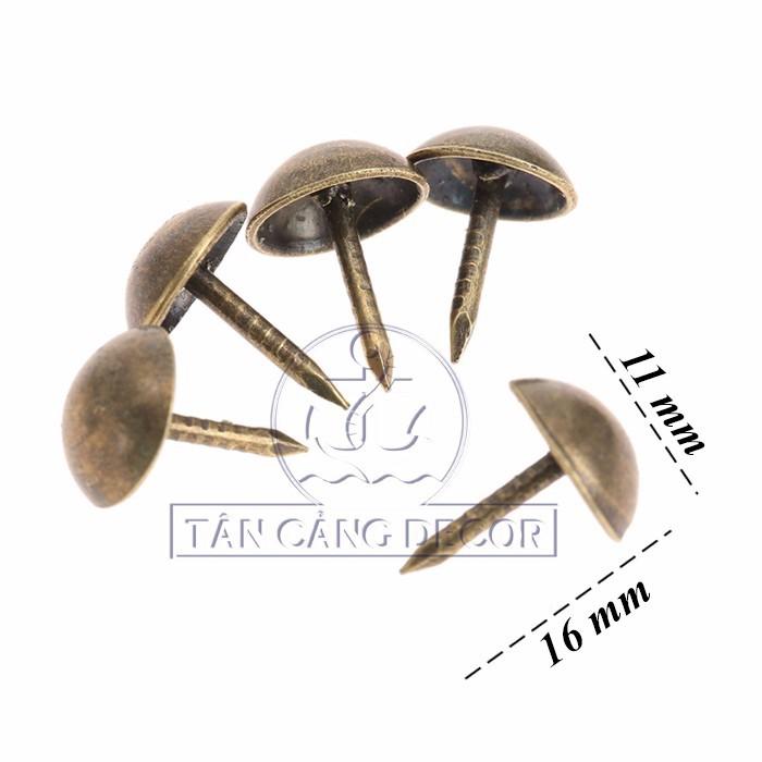 Bộ 10 Đinh Dù Màu Đồng D 11mm