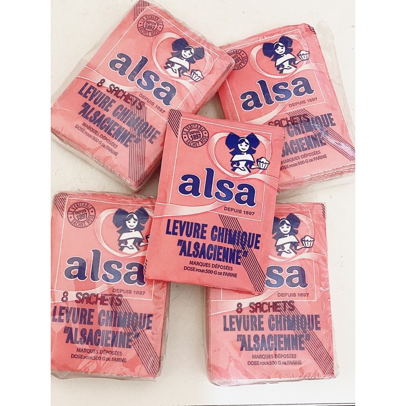 BỘT NỞ ALSA (Bột nổi baking powder) PHÁP gói 11g