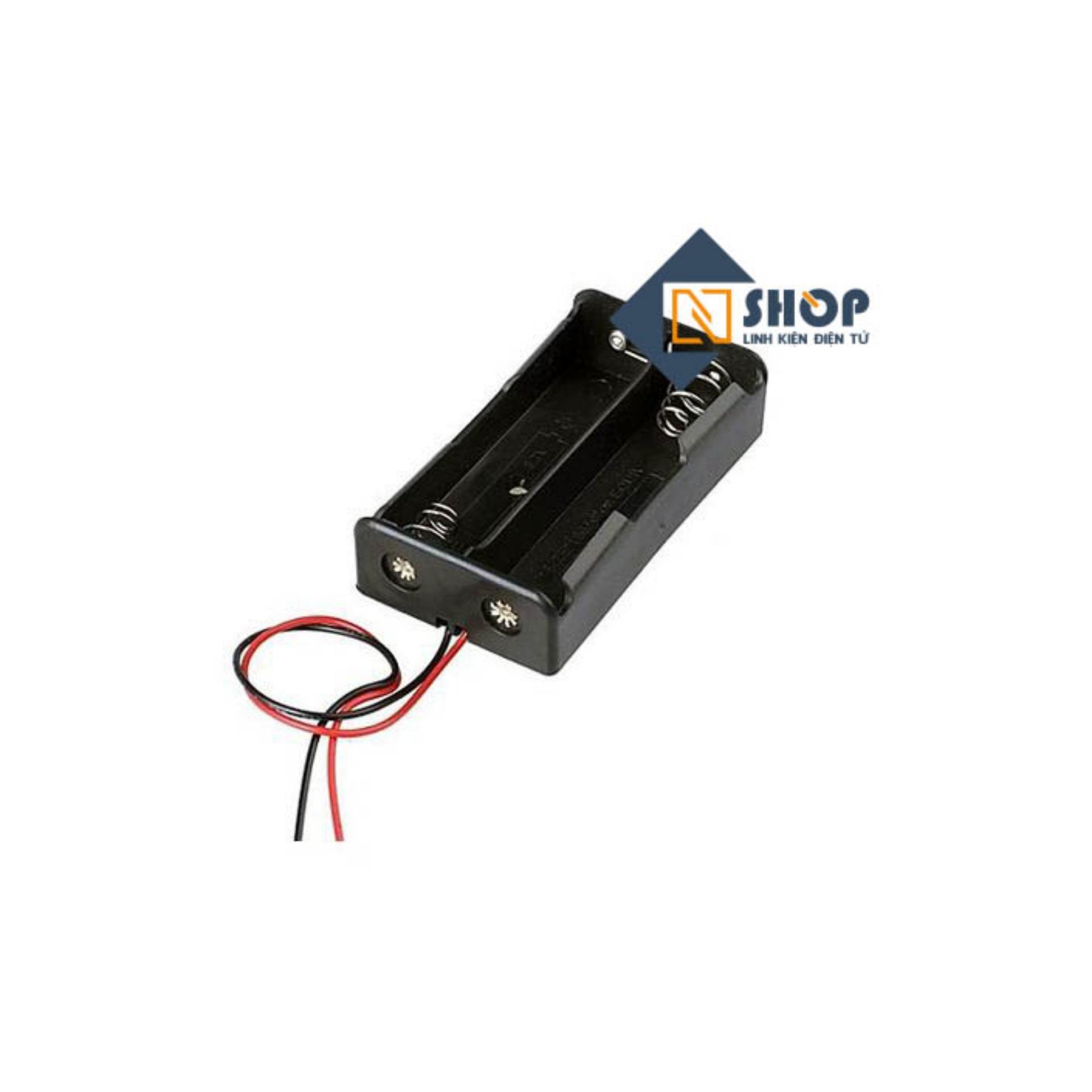 Bộ 2 Hộp đế pin 18650 2 cell