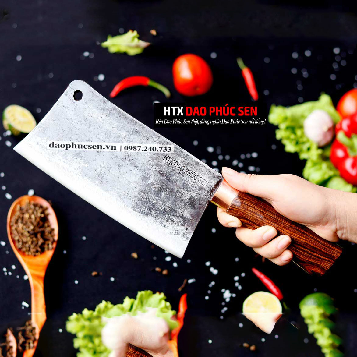 Dao Chặt gà mới nhíp xe  N09DD