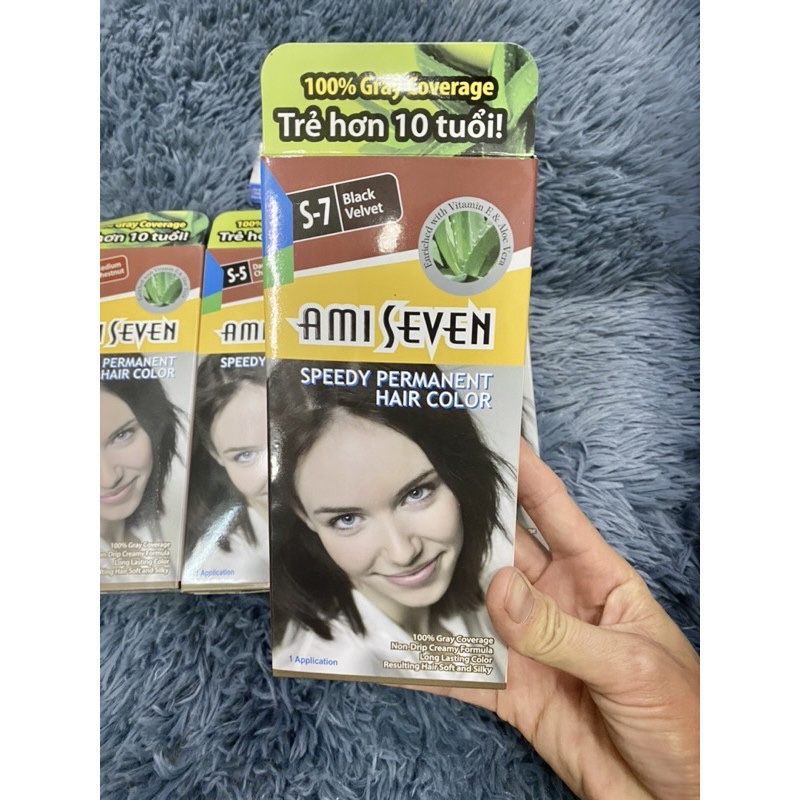 THUỐC NHUỘM PHỦ BẠC THẢO DƯỢC AMI SEVEN HÀN QUỐC