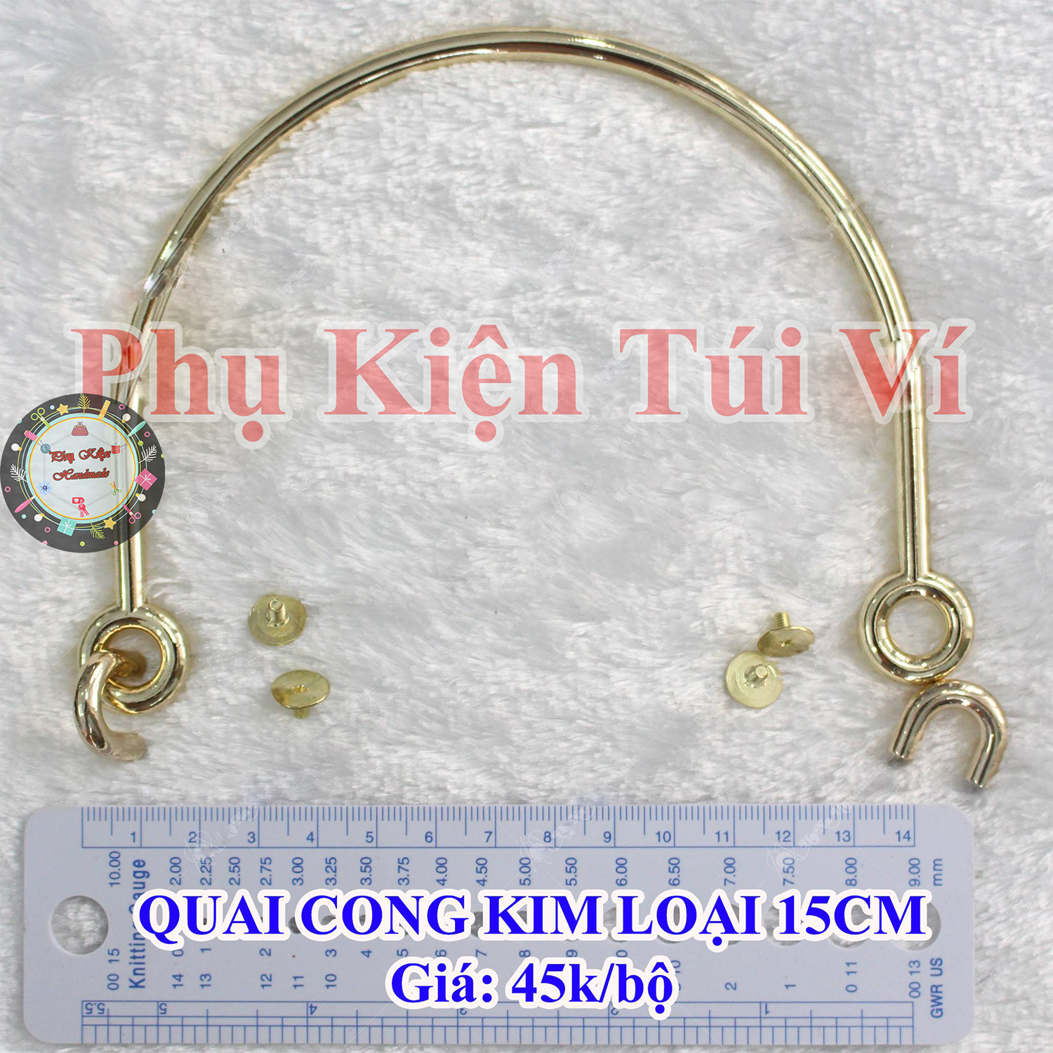 Thin C Strap with U-Ring for Making Handbags