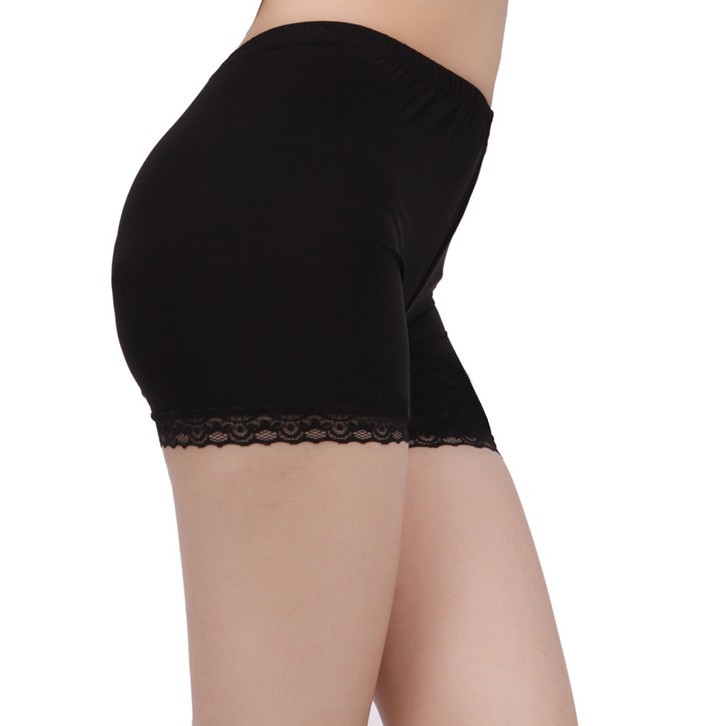 Combo 02 quần mặc váy COTTON GẮN CHÂN REN