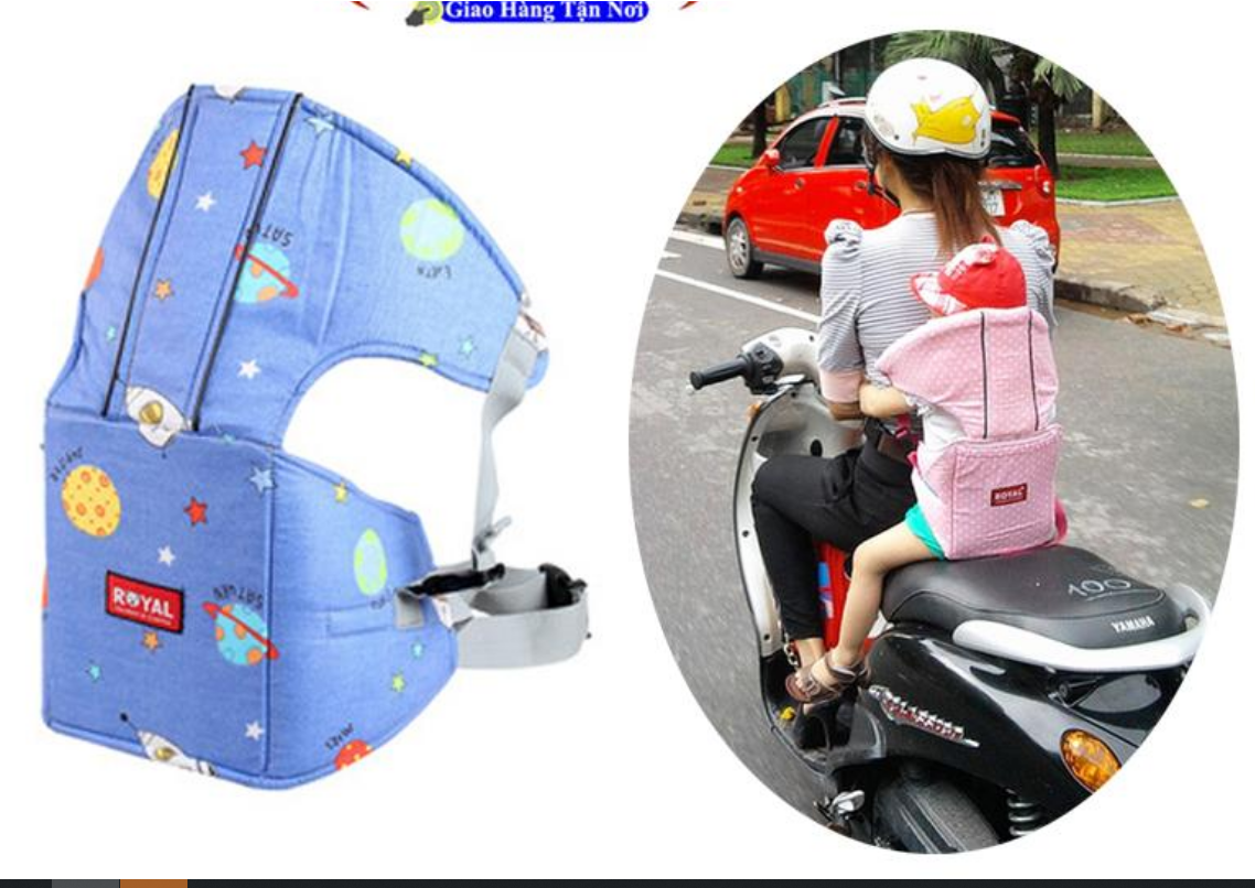 Đai Đỡ Cổ Đi Xe Máy Cho Bé ( Hàng Loại Tốt)