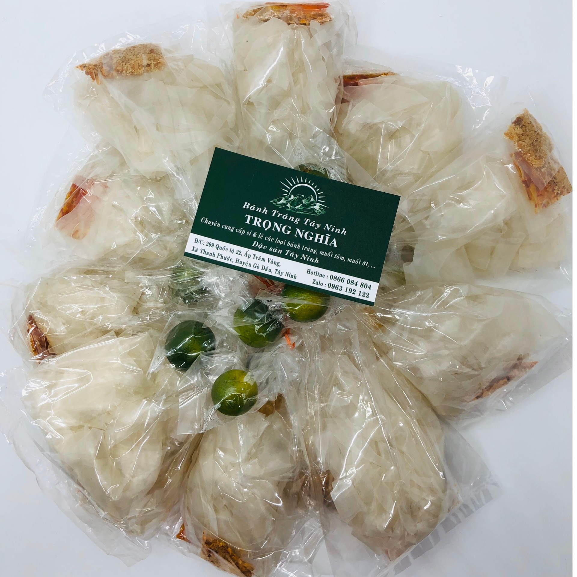 Bánh Tráng Phơi Sương Dầu Sate Xâu 12B