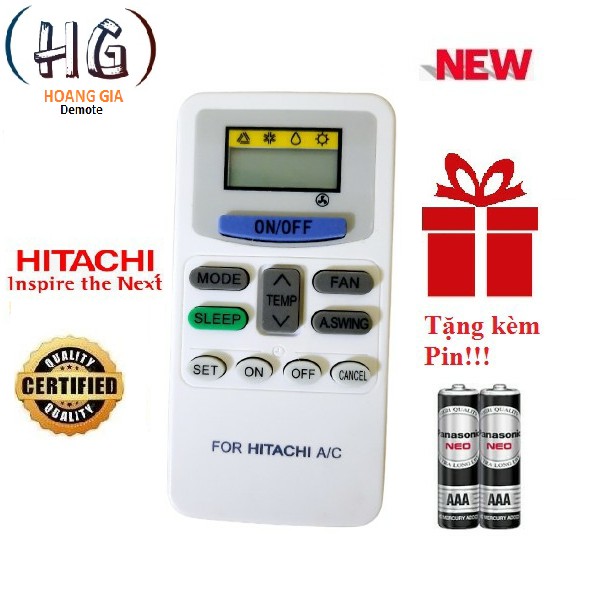 Điều Khiển Máy Lạnh Hitachi