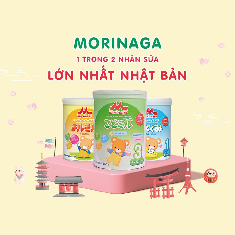 Morinaga số 1 (Hagukumi), 0-6 tháng, 320g