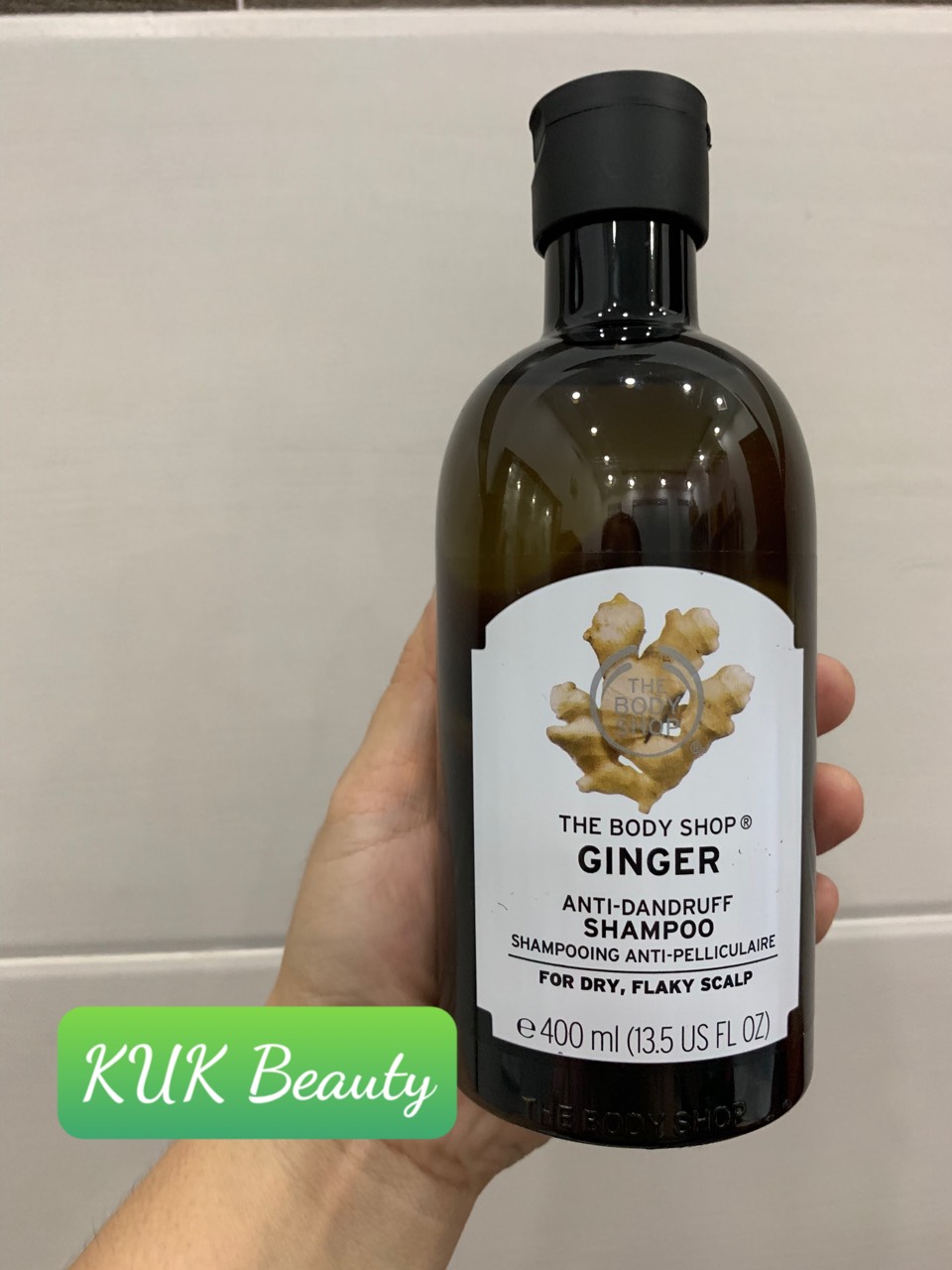 Dầu gội gừng The Body Shop ginger scalp care shampoo 400ml