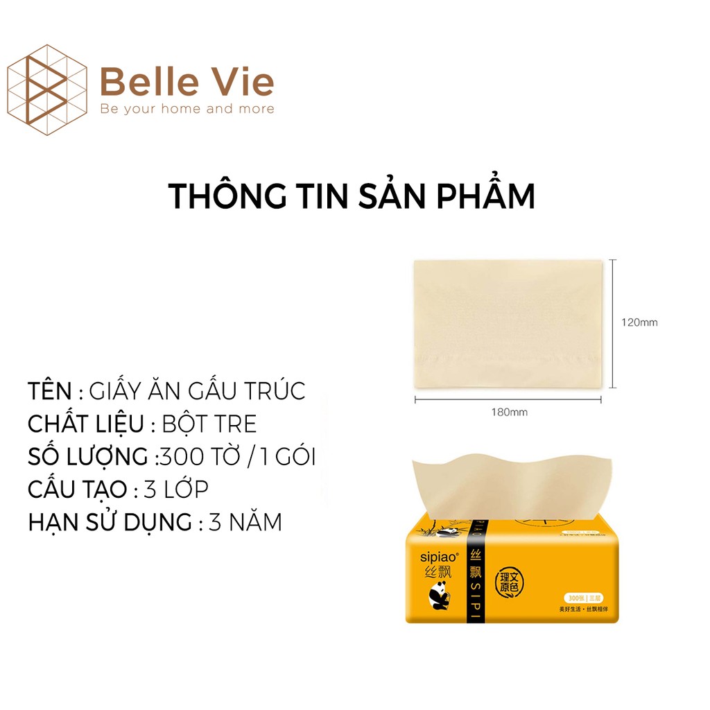 Giấy Ăn Gấu Trúc SIPAO