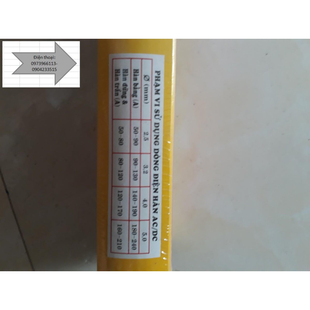 QUE HÀN KIM TÍN KT 2.5mm