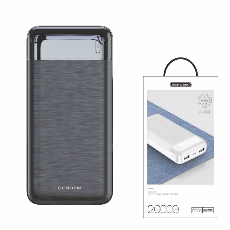 Sạc dự phòng sendem p600 30000mah tiêu chuẩn mới