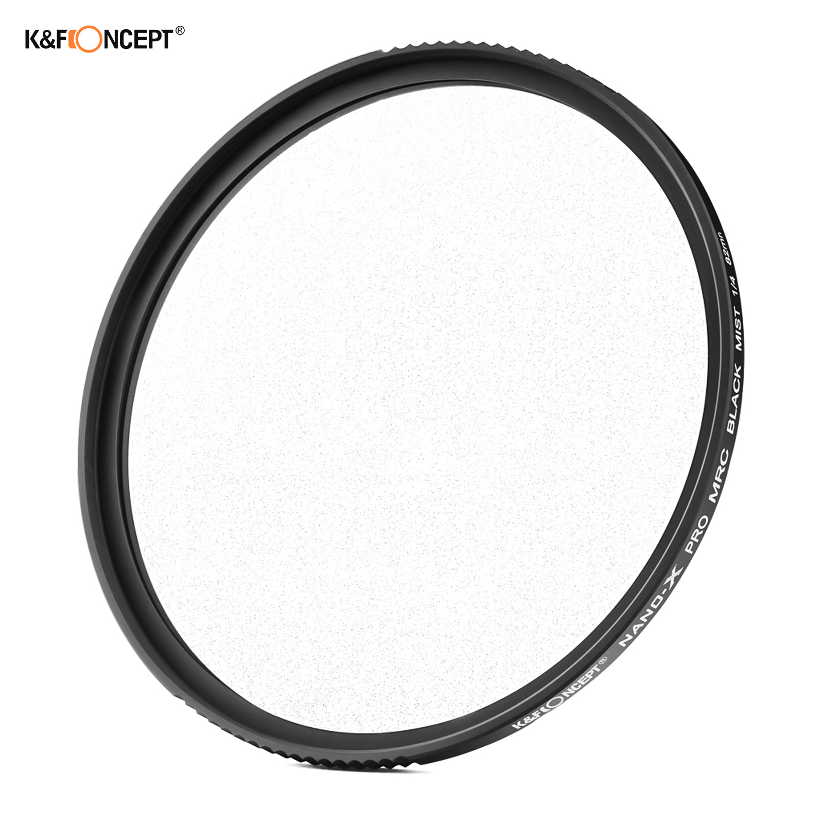 K&F CONCEPT Soft Focus Filter Diffusion Filters Black Mist 1/4 Waterproof Scratch-Resistant for DSLR camera Lens, 82mm Diameter
