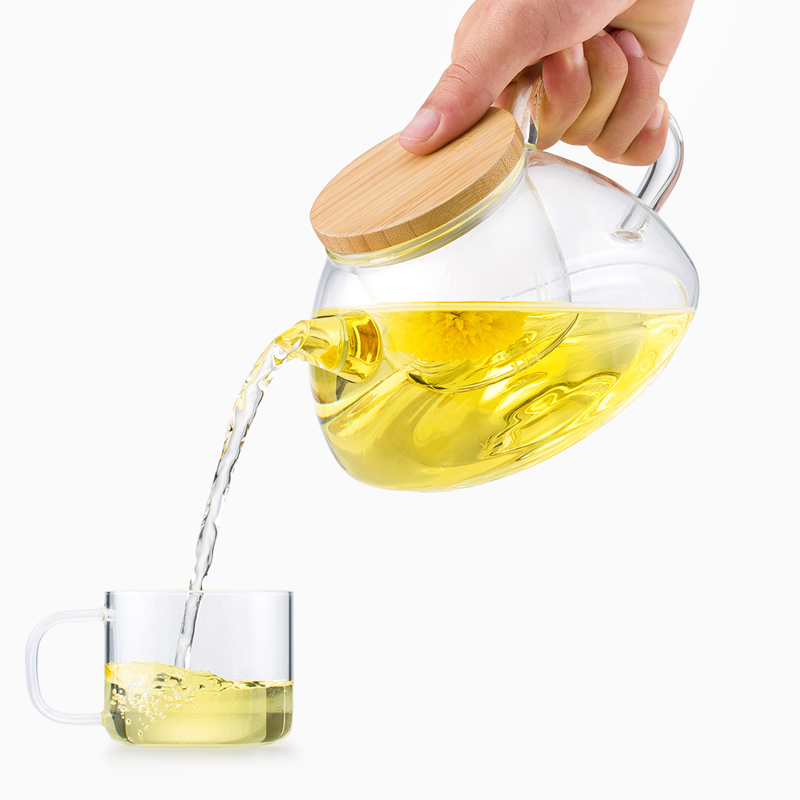 Bình lọc trà hoa thủy tinh Samadoyo S093 900ML