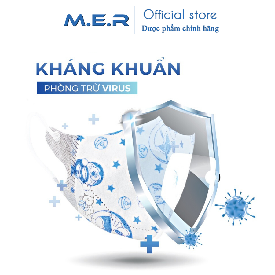 Khẩu trang trẻ em 5D - hộp 10 cái