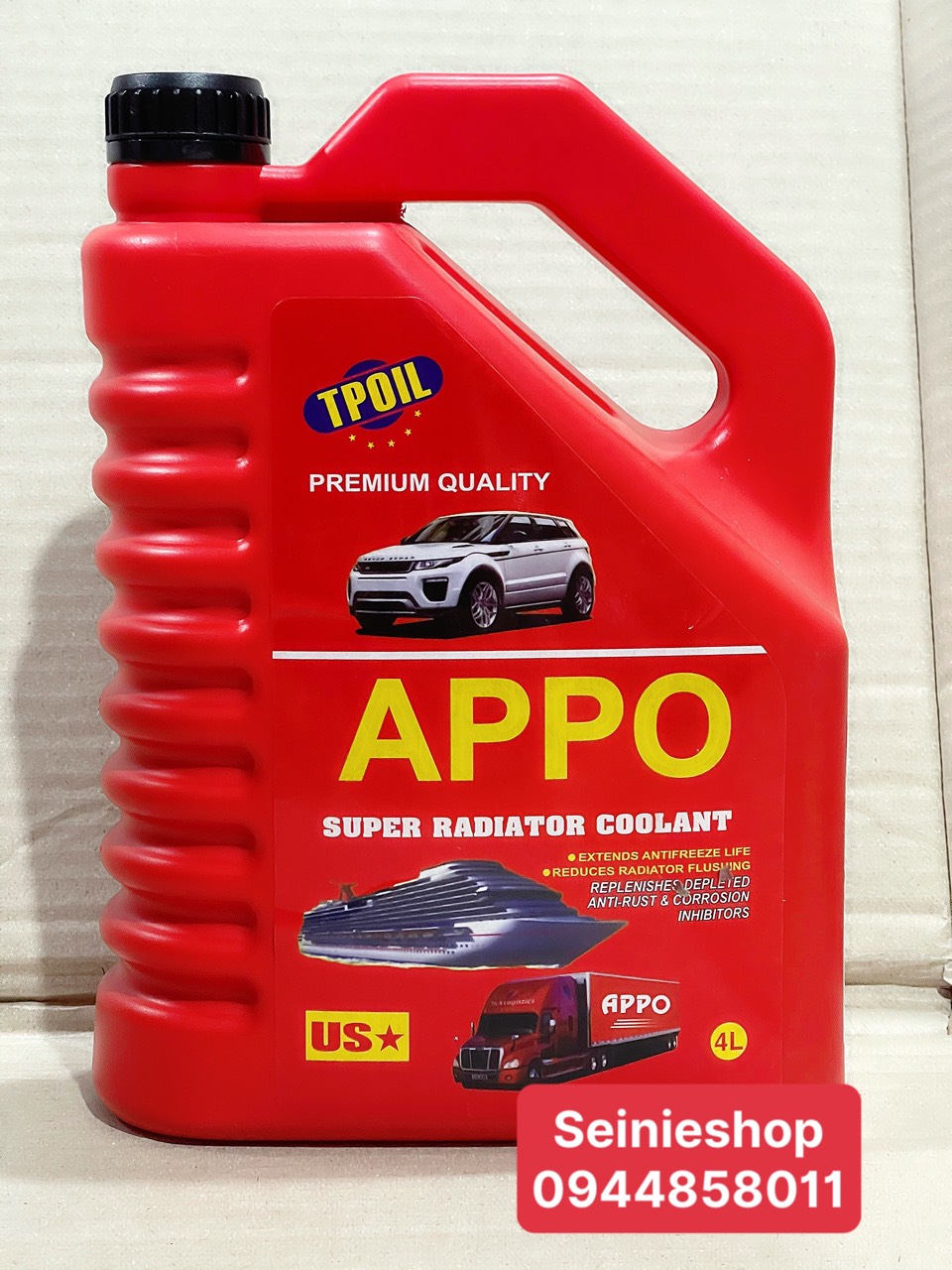 Nước làm mát đỏ appo 4l