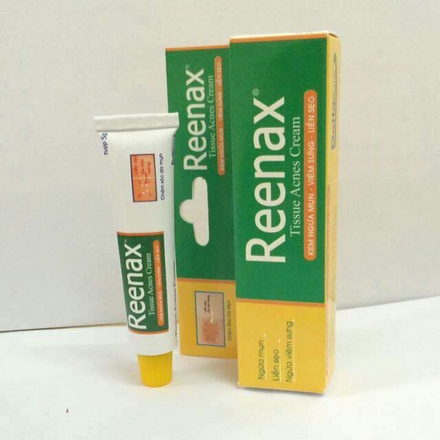 Reenax kem ngừa mụn viêm sưng liền sẹo