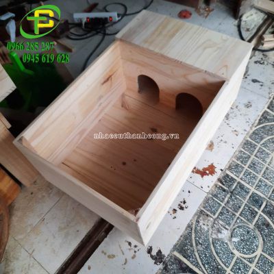 CHUỒNG NUÔI RÙA CẠN BẰNG GỖ