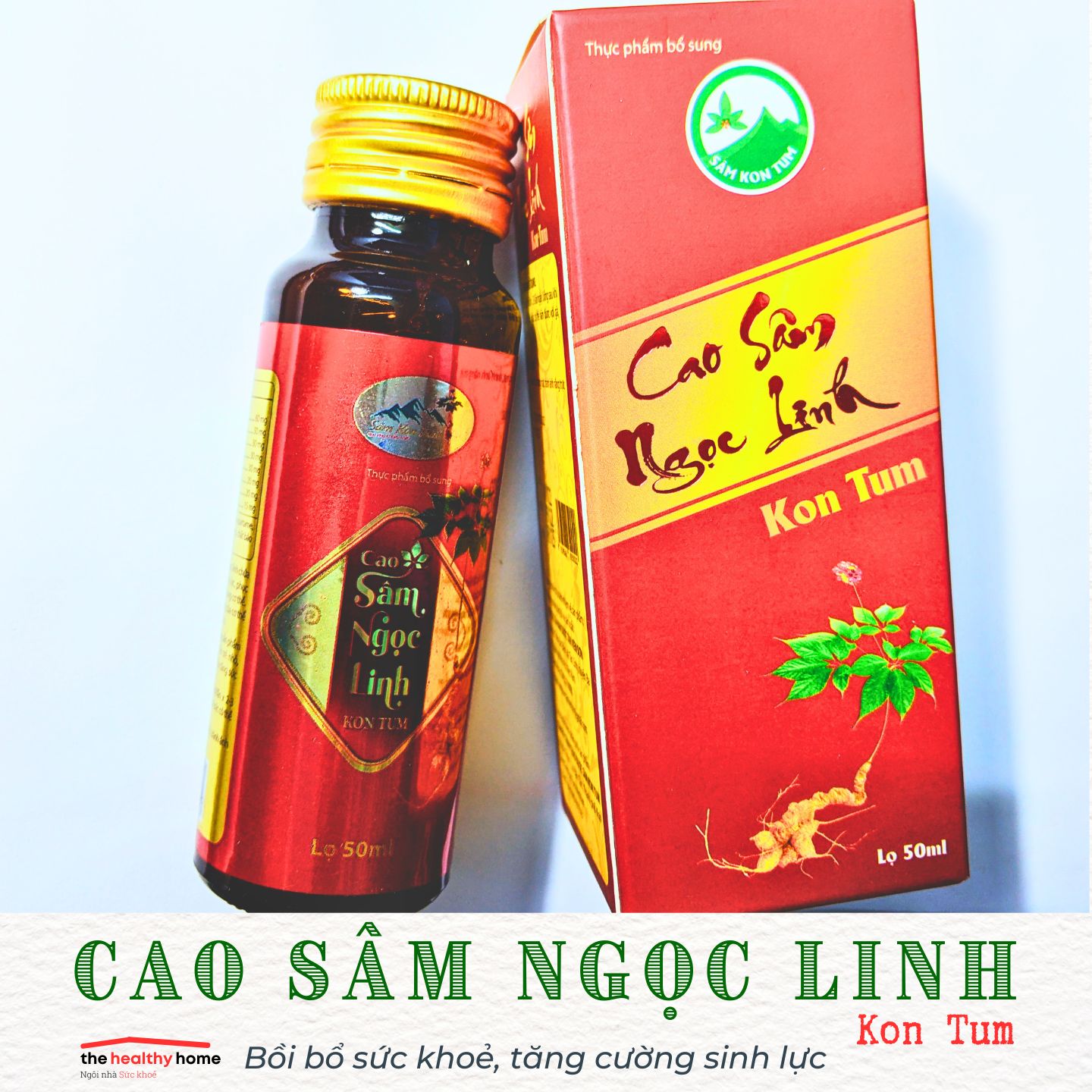 NgocLinh's Ginseng Energy Drink (50ml sirup bottle)