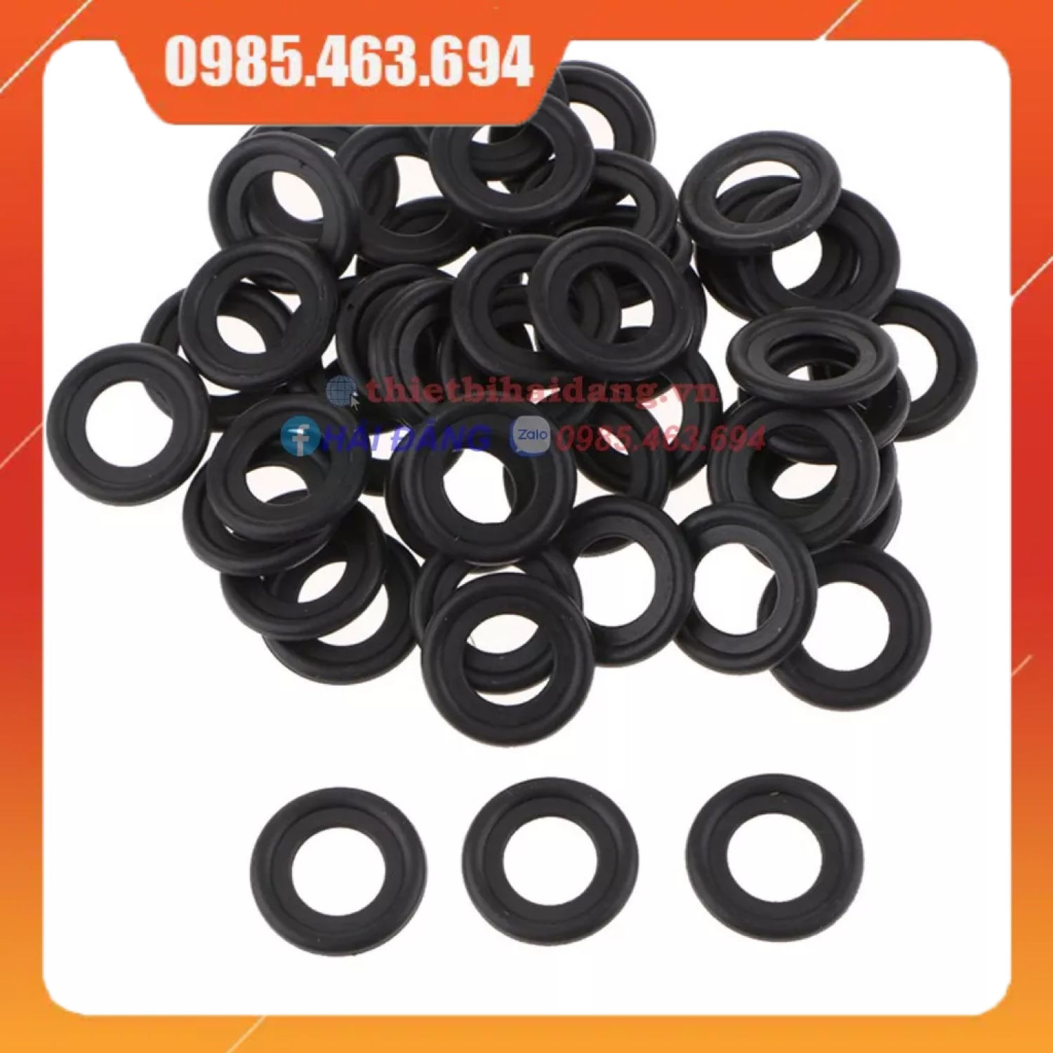 Túi 10 chiếc long đền ốc xả nhớt ford đường kính 14mm, long đền ốc rốn dầu ford cao cấp