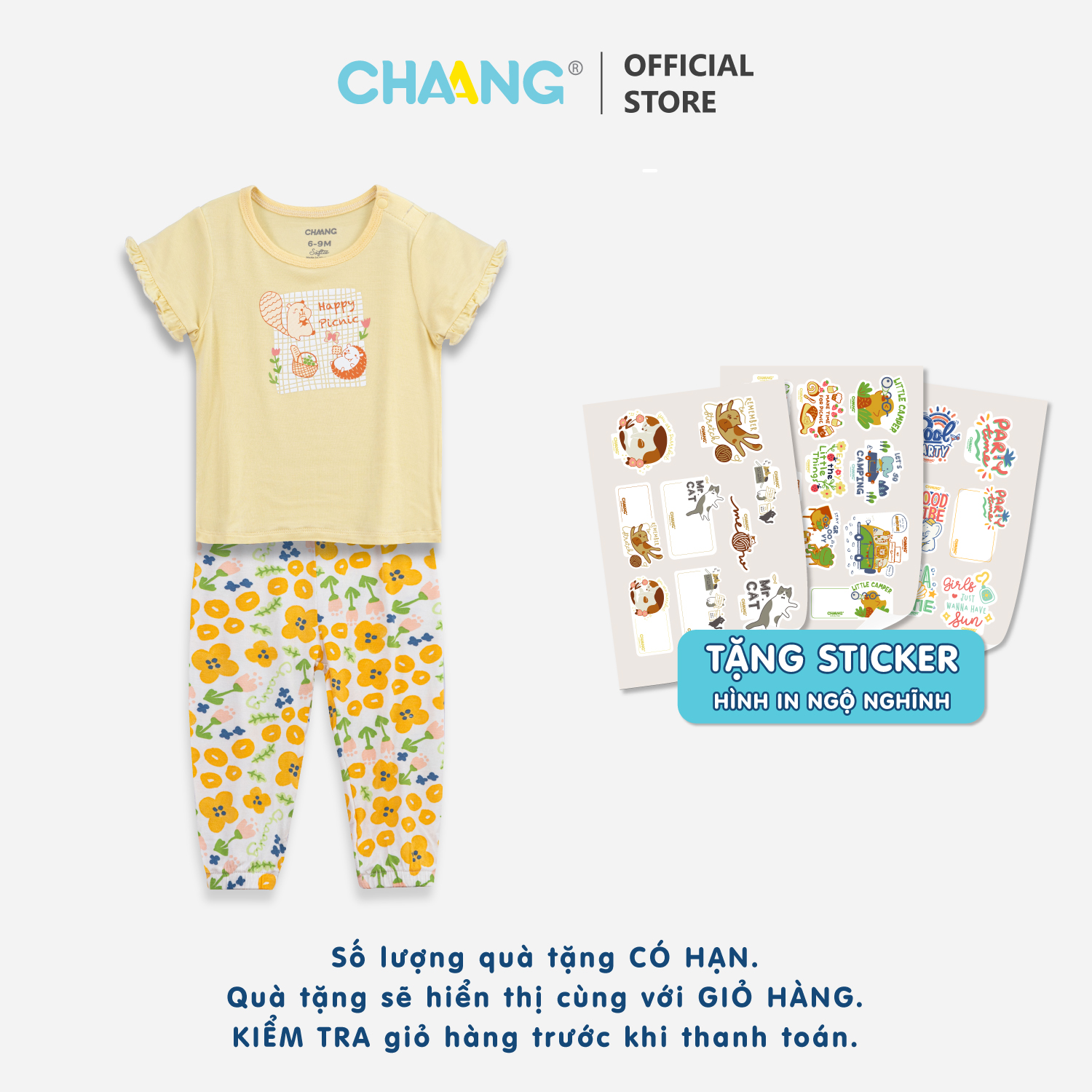 [CHAANG] Bộ áo cộc quần dài Spring Chaang