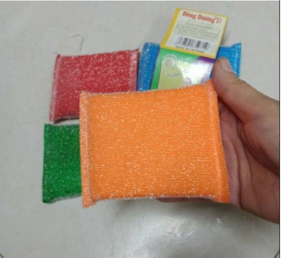 60 miếng rửa chén bát đa dụng đẹp ( 1 bịch )