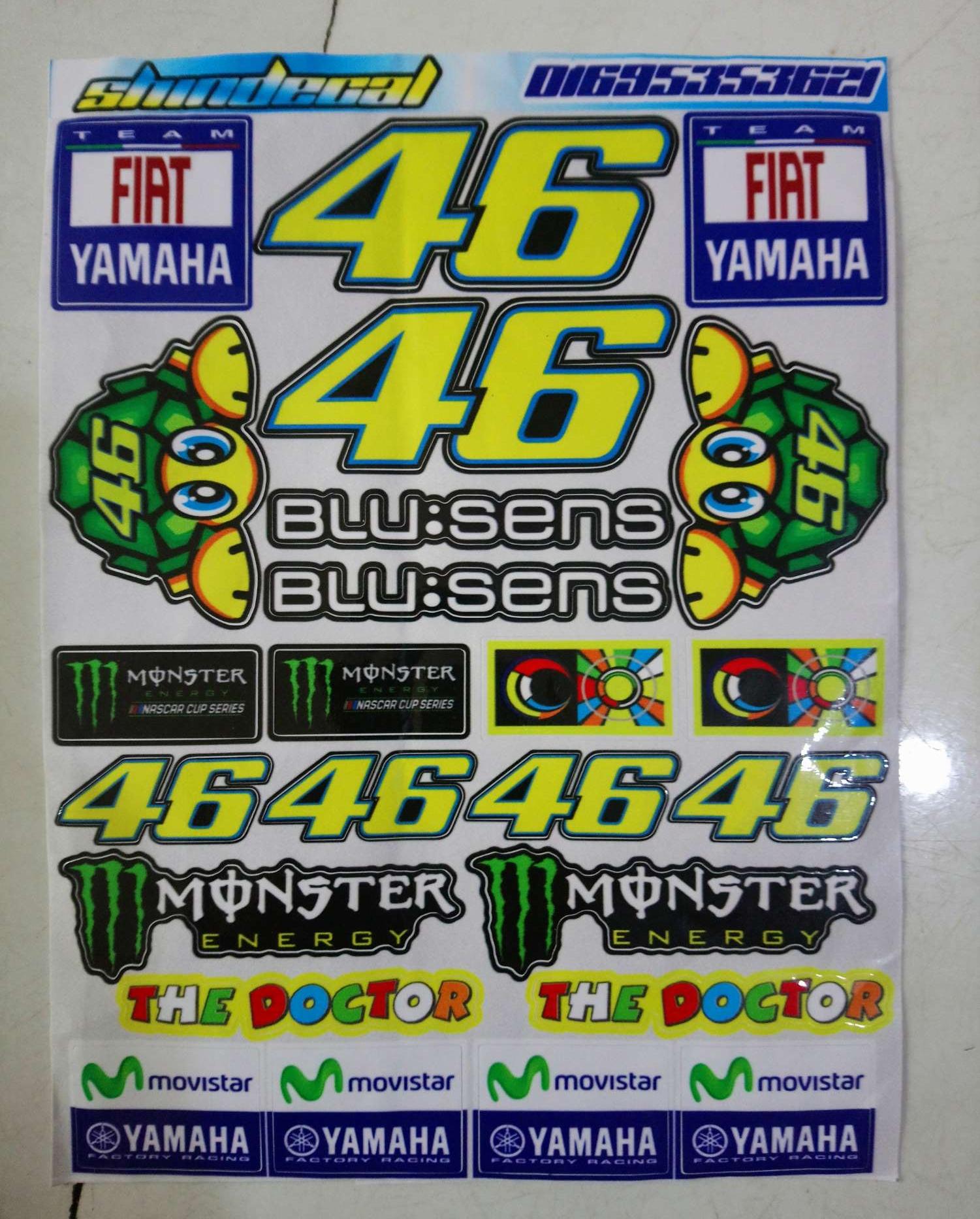 Tem tấm logo trọn bộ 18x25cm