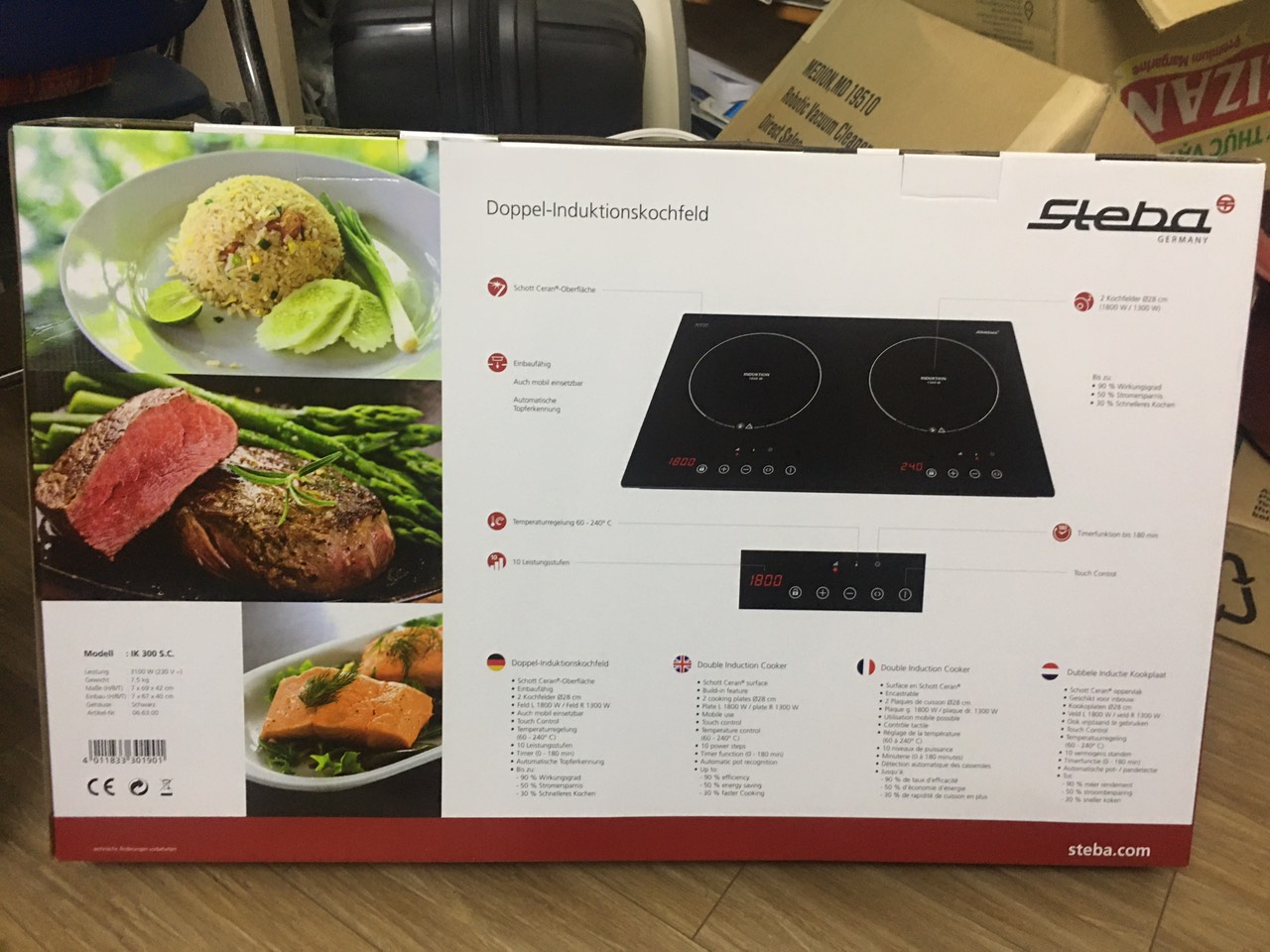 Bếp từ đôi Steba IK 300